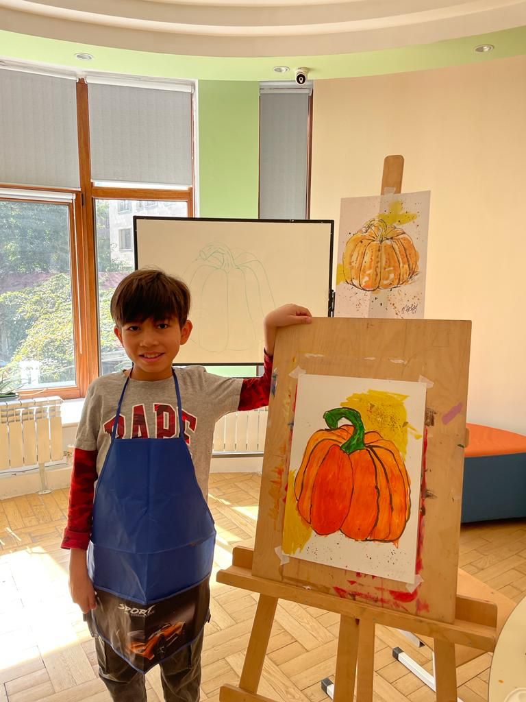 Жас Вангог үйірмесінің суретшілері